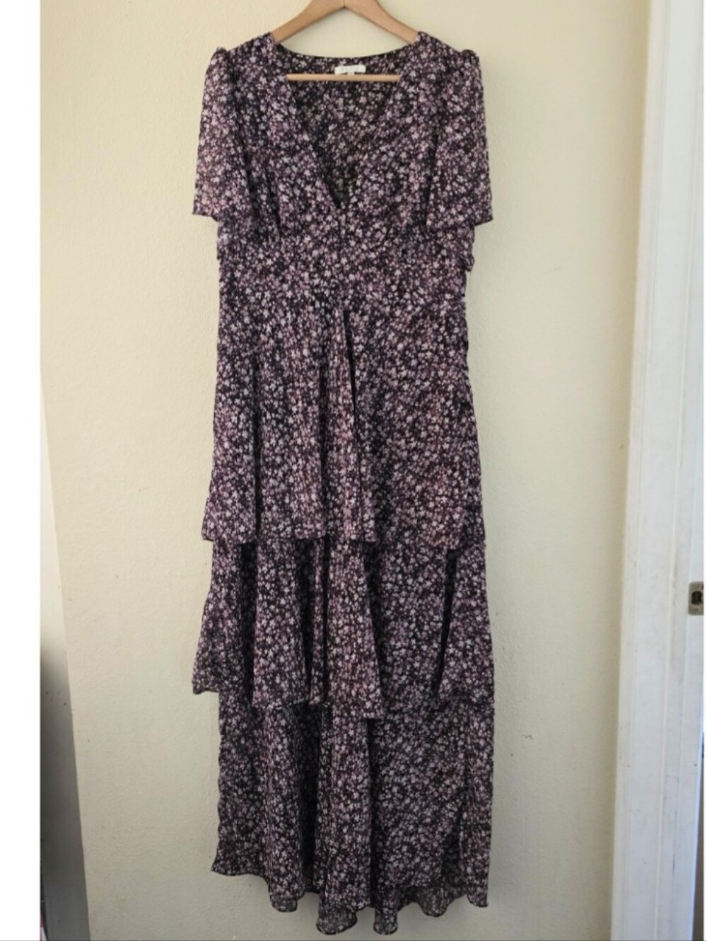 Z Supply Floral Print Maxi Dress XL